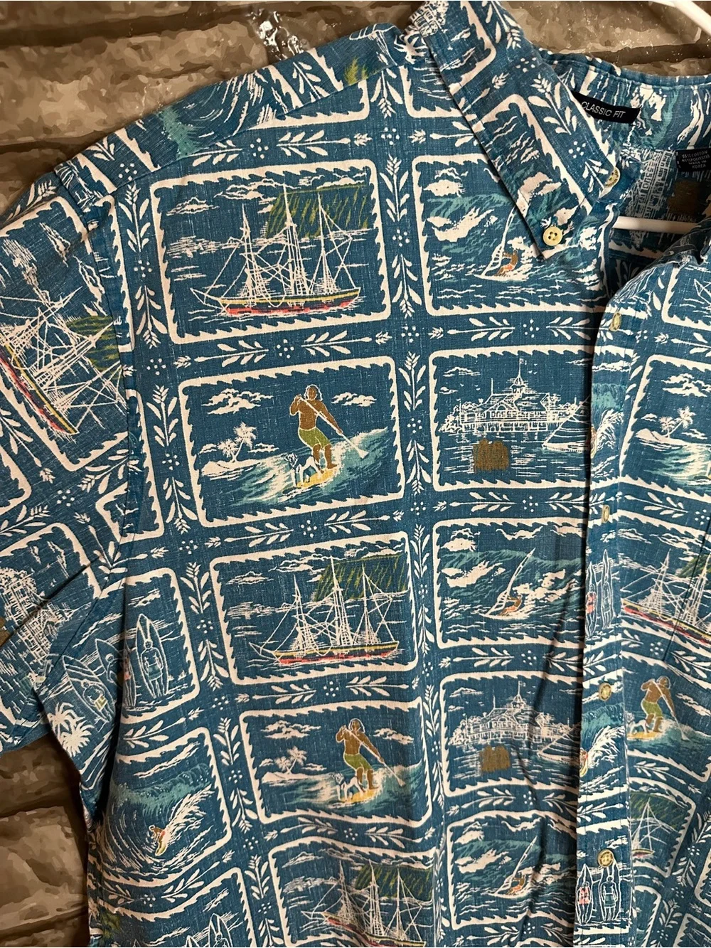 Rare Reyn Spooner Hawaiian Button Up Shirt Size 3XL - Picture 3 of 11